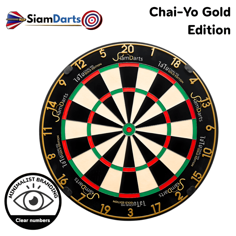 กระดานปาเป้า SIAMDARTS CHAI-YO GOLD EDITION DARTBOARD 18